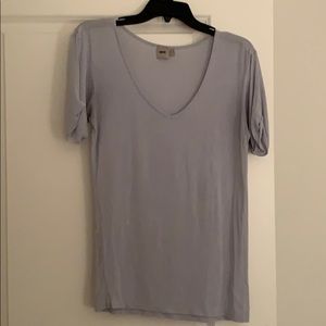 Light blue short sleeve shirt